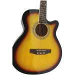 Harmonix AC-01-3TS Acoustic Guitar (3-Tone Sunburst) - Image 4