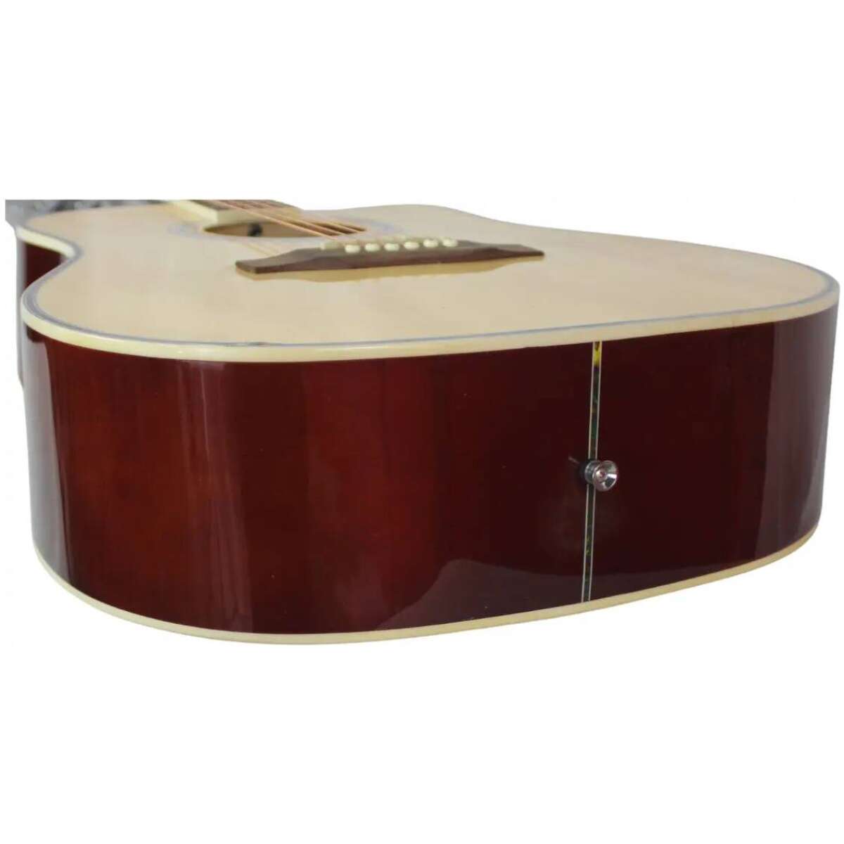 Harmonix AC-12 Acoustic Guitar (Natural) - Image 4