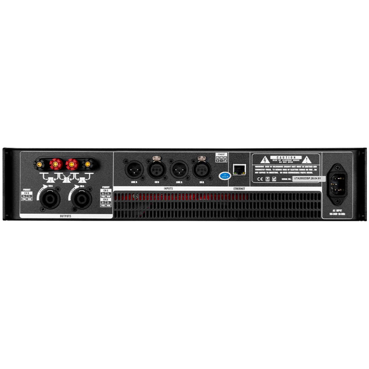 Audiocenter UTA-2002DSP 2-Channel Digital Power Amplifier - Image 3
