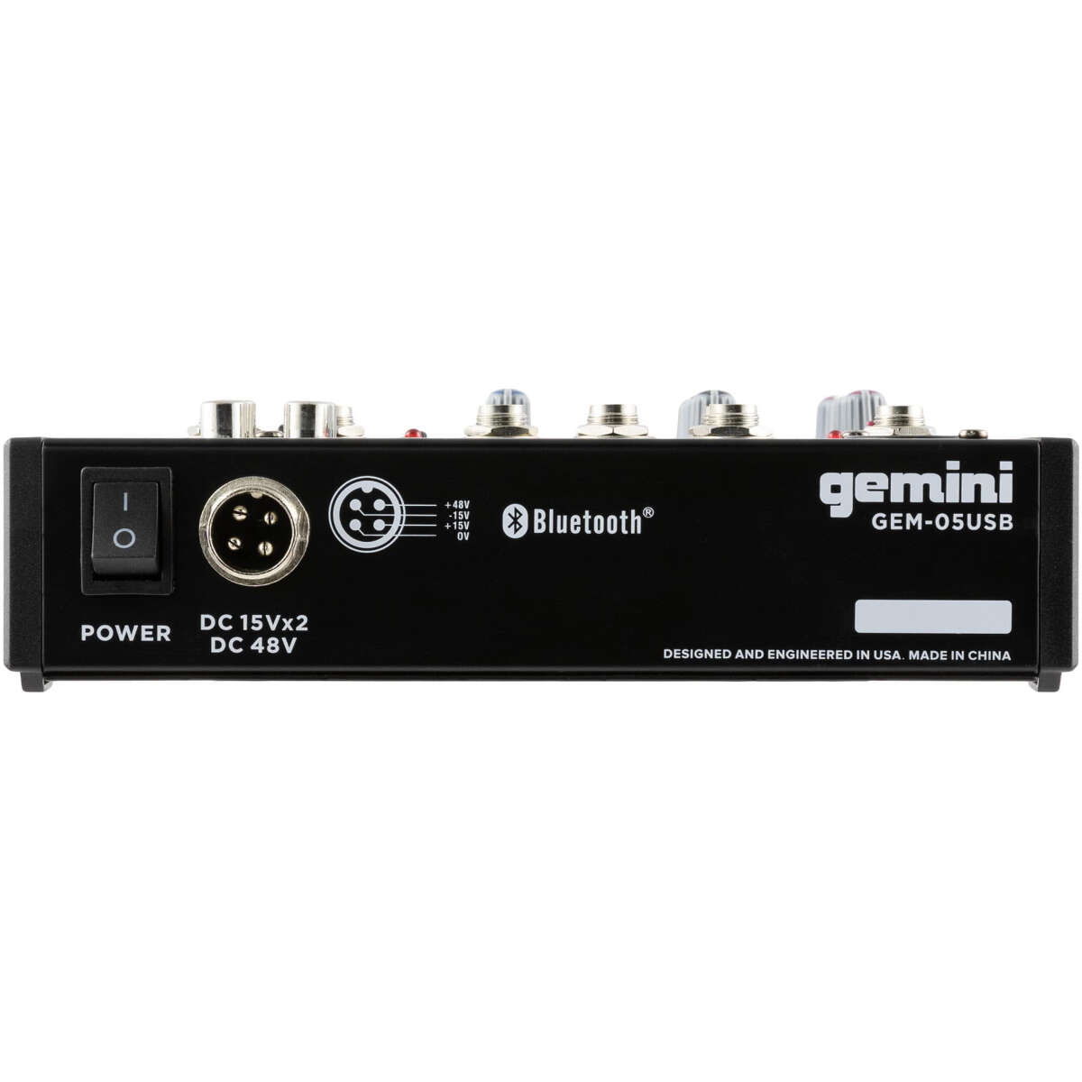 Gemini GEM-05USB Compact 5-Channel Mixer - Image 4